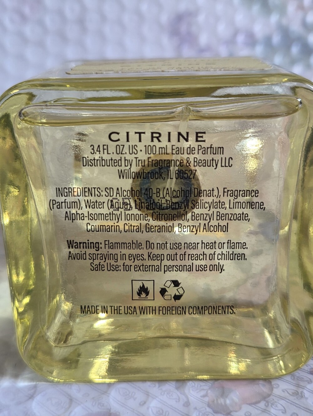 Element Edition X Citrine Eau de Parfum - Yellow - Picture 3 of 5